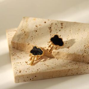 Classic Gold Cloud drop Earrings
