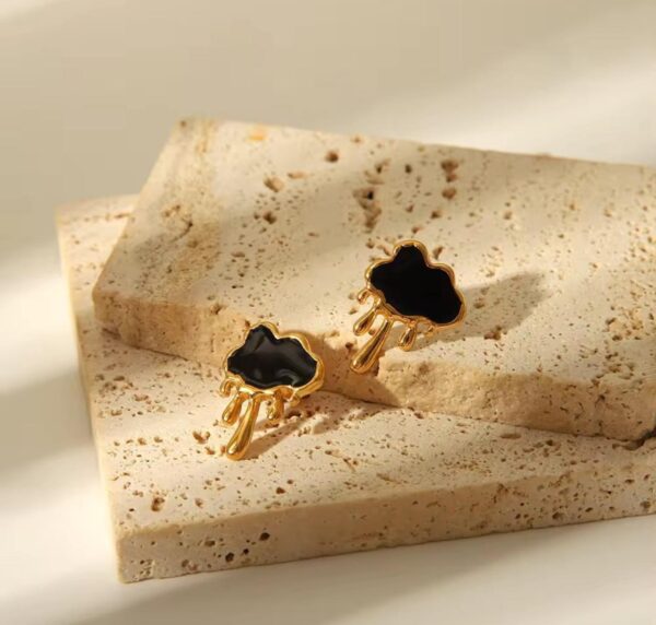 Classic Gold Cloud drop Earrings
