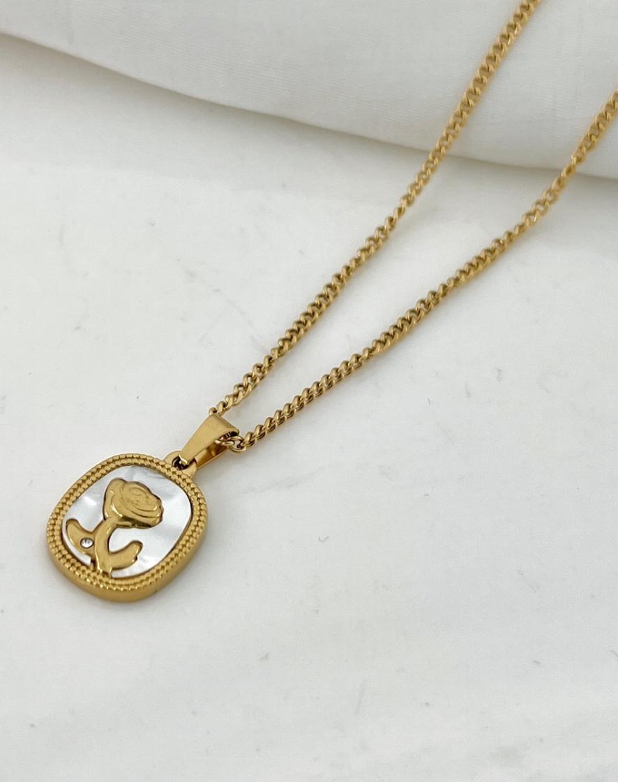 Evergold crystal sparkling Necklace