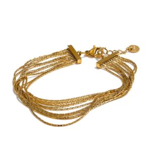 Gold Layered Queen Bracelet