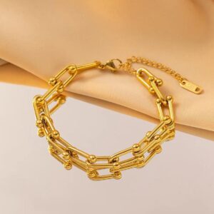Gold Dreamwoven link Bracelet