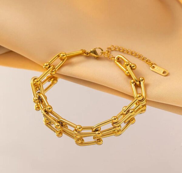 Gold Dreamwoven link Bracelet