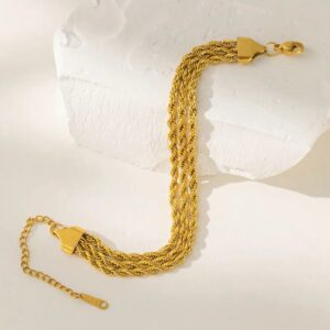 Twisted layered Bracelet